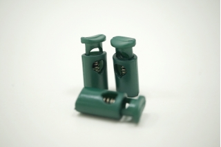 Фиксатор для шнурка пластик темно-зеленый (X2) 10072132