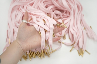 Шнурок Roberto Cavalli нежно-розовый 95 см-C01 16072168