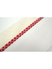 Корсажная лента для юбок и брюк бело-красная SH-C30 17072102