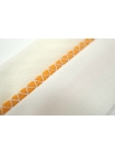 Корсажная лента для юбок и брюк бело-оранжевая SH-C30 17072103