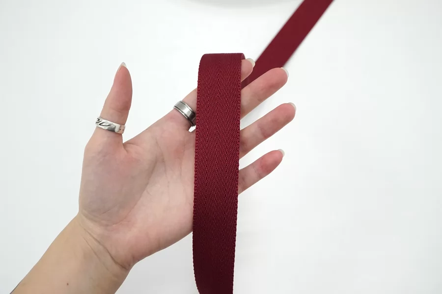 Ременная киперная лента 3 см темно-красная SHC50 17072135