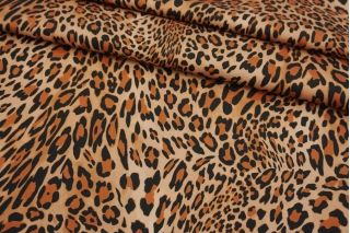 Хлопок-стрейч костюмно-плательный леопард MII-H11/D50 07082133