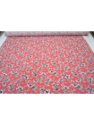 Поплин мерсеризованный цветы на розовом фоне MII H9/6/B60  08082112