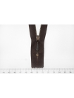 Молния металлическая неразъемная однозамковая Lampo тёмно-коричневая 12 см H19 1122156