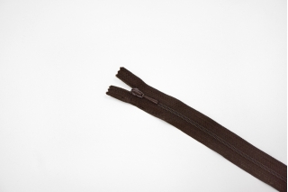 Молния брючная спиральная неразъёмная темно-коричневая Lampo 10,5 см H14 19112115