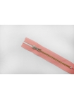 Молния металлическая неразъемная "Lampo" розовая 11 см G25 8122140