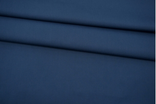 Поплин рубашечный мерсеризованный темно-синий TRC 27112133