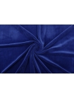 Велюровый трикотаж синий TRC-X50 28112114