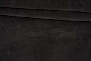 Бархат хлопковый чёрно-коричневый TRC.H-L60 28112144