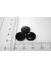 Пуговица рубашечно-плательная "Iblues", пластик, 12 мм  (R1) черная 3012203