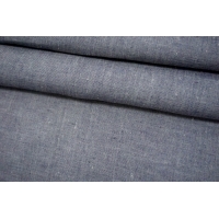 Рубашечно-плательный лен сине-серый IDT-E10 22112137