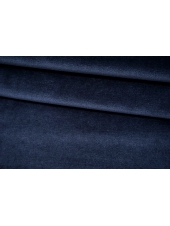 Велюровый трикотаж темно-синий TRC-X70 28112112