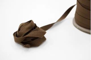 Лента киперная коричневая  1 см LA-50  5012224