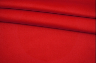 Сатин хлопковый костюмно-плательный красный Tom Ford TRC-D10 18022221