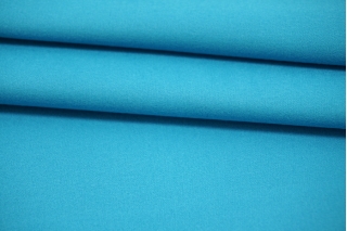 Хлопок-стрейч костюмно-плательный велюровый голубой TRC-H10/5 D10 18022244