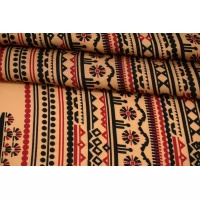 Атлас вискозный плательно-блузочный орнамент IDT ЕЕ22 22032210