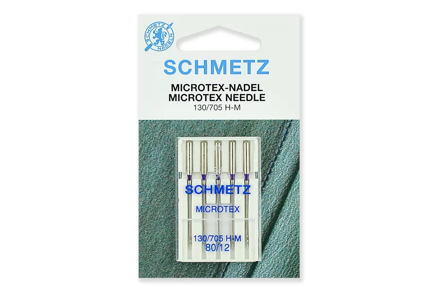 Швейные иглы микротекс (особо острые) SK SCHMETZ 130/705 Н-M №80 706452
