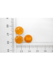 Пуговица перламутровая плательно-рубашечная пластик оранжевая на ножке 10 мм -(B1)- 5032208