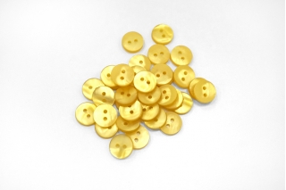Пуговица перламутровая рубашечная пластик  желтая 13 мм-(B1)- 5032210