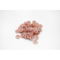Пуговица перламутровая рубашечная пластик нежно-розовая 11 мм-(P)- 5032223
