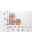 Пуговица перламутровая рубашечная пластик нежно-розовая 11 мм-(D1)- 5032223