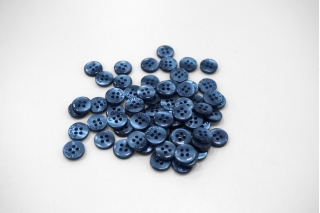 Пуговица перламутровая рубашечная пластик Pinko серо-голубая 10 мм-(D1)- 5032239