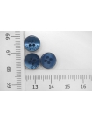 Пуговица перламутровая рубашечная пластик Pinko серо-голубая 10 мм-(D1)- 5032239