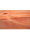 Вискозная атласная лента пастельно персиковая 2.5 см 5012295