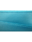 Вискозная атласная лента ярко-голубая  2.5 см 7012201