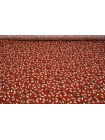 Сатин вискозный плательный Листья на красном BT H21/2 I60 9128606
