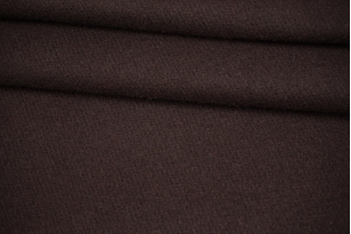 Пальтовая шерсть фактурная диагональ коричневая H58/FF33 2082233