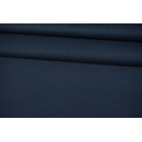 ОТРЕЗ 2,85 М Фланель шерстяная рубашечно-плательная синяя -(13)-ДЕФЕКТ  3082226-1
