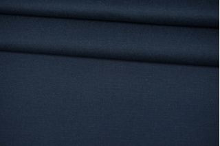 Фланель шерстяная рубашечно-плательная синяя H61/HH30 3082226