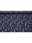 Штапель вискозный цветочный синий ISF-J50 6052218