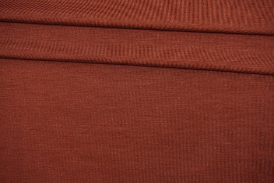 Тонкий вискозный трикотаж красно-коричневый ISF-H43/2 U30 8052203