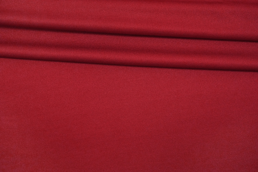 Холодный креповый трикотаж темно-красный ISF-U40 9052230