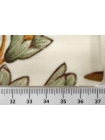 ОТРЕЗ 2,8 М Сатин хлопковый костюмно-плательный цветочный ISF-(51) 9052234-1