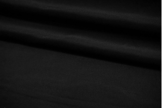 Атлас костюмно-плательный черный BRS-M70 25052243