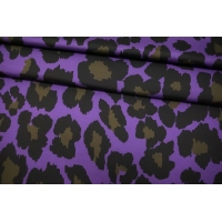 ОТРЕЗ 0,8 М Плащевка Moncler фиолетовый леопард BRS (21) 25052247-1