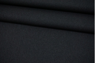 Костюмно-плательная синтетика черно-синяя BRS 25052257