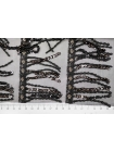 Сетка мягкая с бахромой и пайетками черная SMF H36 21112212