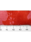 ОТРЕЗ 1,3 М Марлевка-креш хлопковая с шелком красно-розовая ISF (09) 1072204-2
