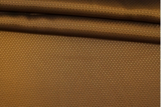 Жаккардовая подкладочная ткань рыже-коричневая ISF 3072234