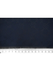 ОТРЕЗ 0,6 М Жаккардовая подкладочная ткань темно-синяя ISF (11) 3072256-1