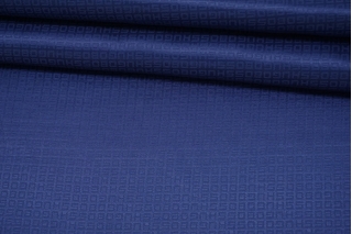 Жаккардовая подкладочная ткань темно-синяя ISF-H50/FF60 3072264