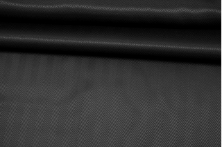 Жаккардовая подкладочная ткань черная зигзаг ISF H50/FF70 3072268