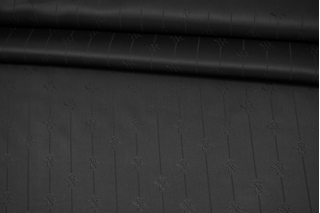 Жаккардовая подкладочная ткань черная ISF-H50/FF60 3072272