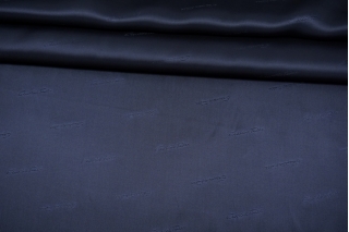 Жаккардовая подкладочная ткань темно-синяя ISF H50/FF60 3072273