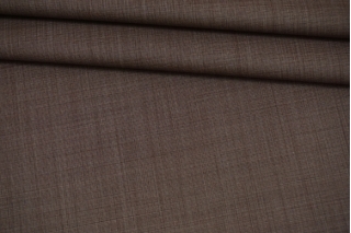 Тонкая костюмно-плательная шерсть коричневая FRM H61/2 СС40 9062210