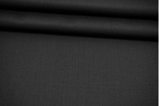 ОТРЕЗ 1.7 М Костюмно-плательная шерсть черная Jil Sander FRM-(47)- 9062216-3
